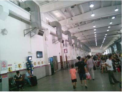  廣州東站汽車客運站環?？照{降溫案例